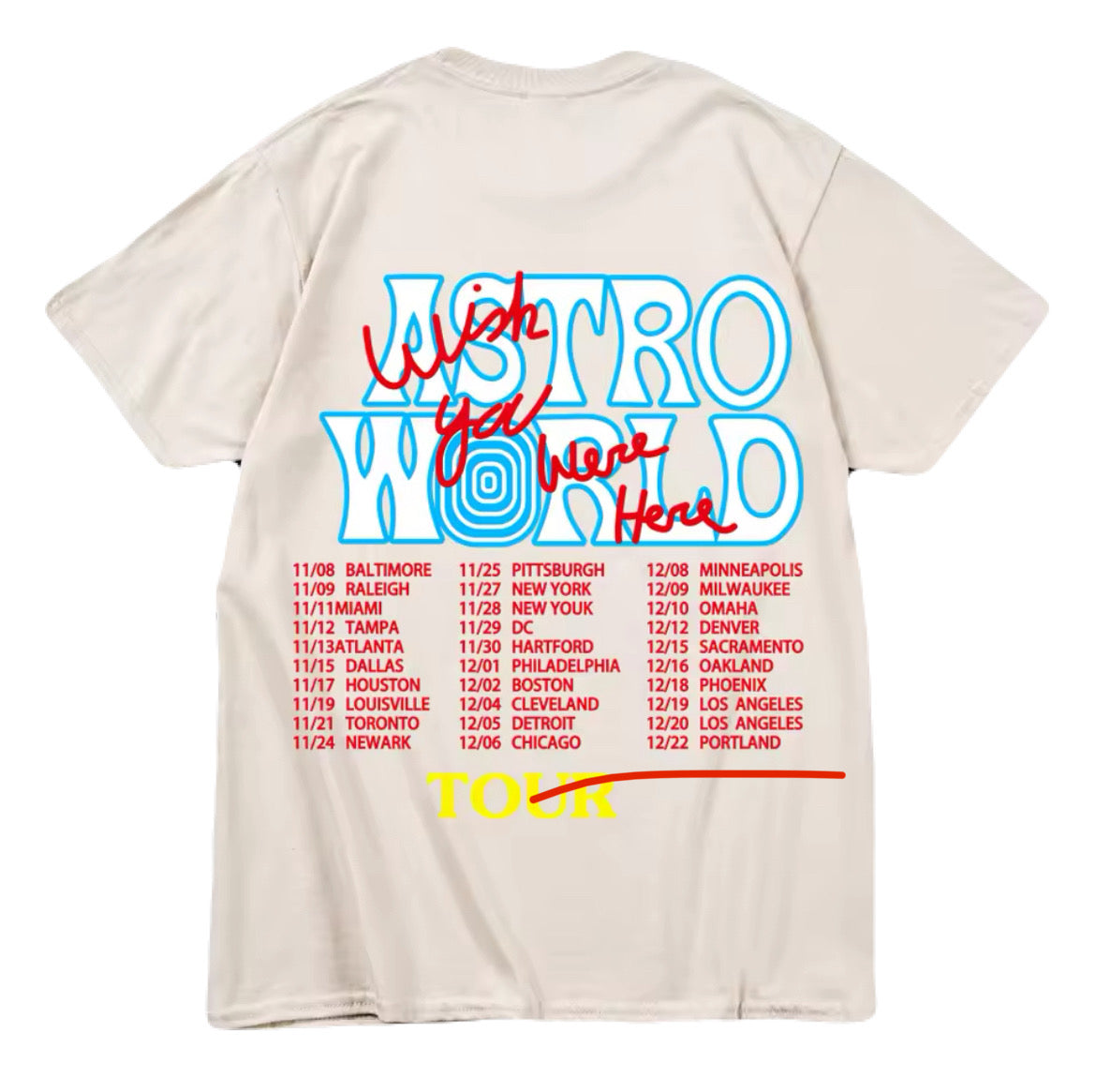 Travis Scott - Astroworld Tour Tee