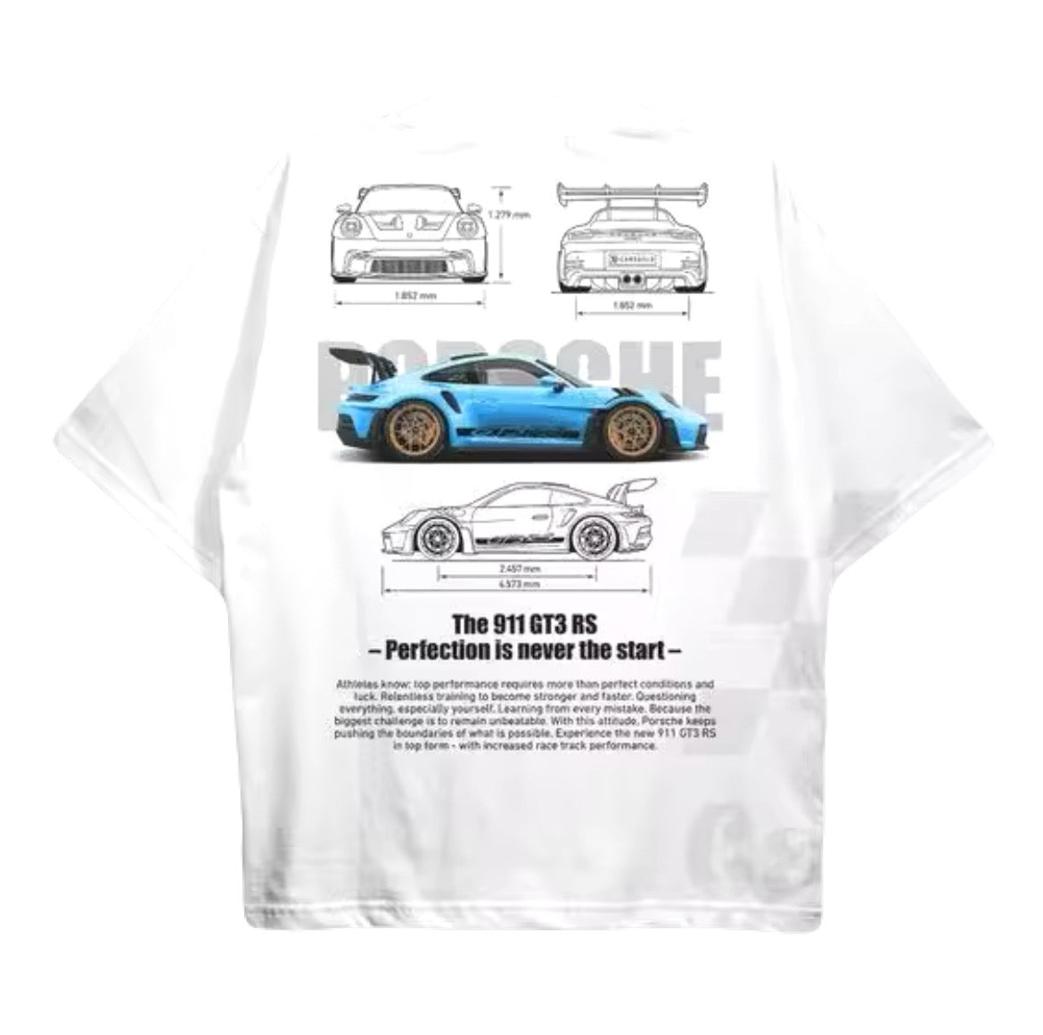 Porsche Blue 911 Gt3rs Tee